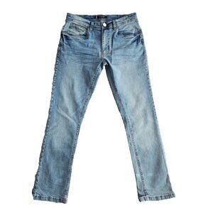 Abstract One Men’s Jeans Size 30x30 Blue Medium Wash Straight Stretch RN# 154176
